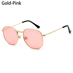 Light Retro Square Sunglasses