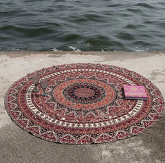 Mandala Round Tapestry