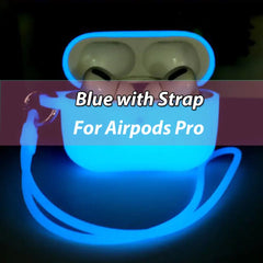 Glow-in-the-Dark Silicone Case for Apple AirPods Pro: Shockproof Protection