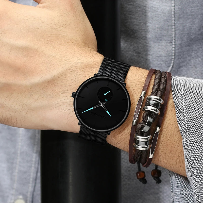 Minimal Tron Futuristic Men Watch