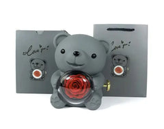 Rotating Bear Jewelry Box