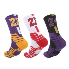 Los Angeles LAKERS Non-Slip Professional Basketball Socks