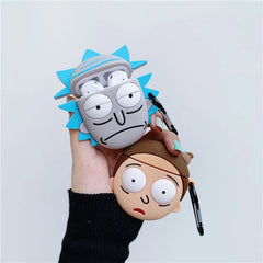 Rick & Morty Cartoon Airpods Case