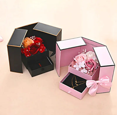 Red Rose Double-Opening Gift Box