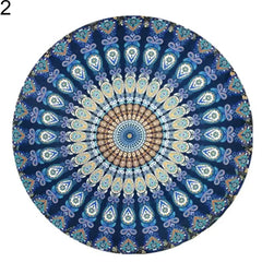 Mandala Round Tapestry