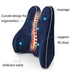 Comfort Chair Back Support Pillow Memory Foam