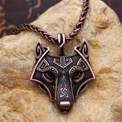 Viking Wolf Warrior Necklace