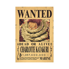 Anime Luffy Gear 5 One Pieces Bounty Wanted Posters