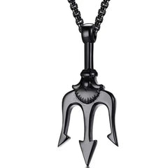 Poseidon Trident Pendant Necklace