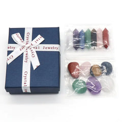 Natural 7 Chakra Crystals Meditation Gift Box