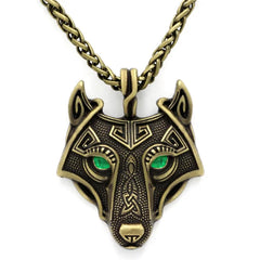 Viking Wolf Warrior Necklace