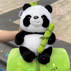 Bamboo Tube Panda Stuffed Animal