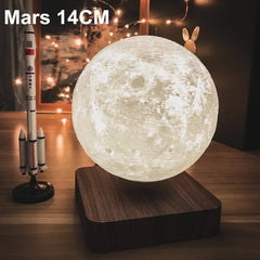 Levitating Moon/Mars/Saturn Lamp