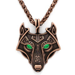 Viking Wolf Warrior Necklace