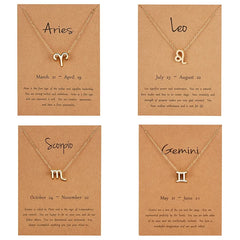 Zodiac Symbol Pendant Necklace