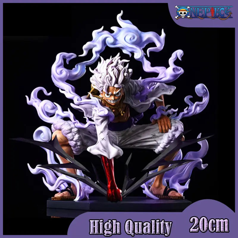 20cm One Piece Figure Nika Luffy Gear 5