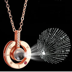 Projection Pendant Necklace