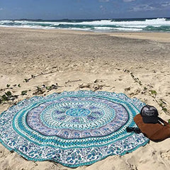 Mandala Round Tapestry