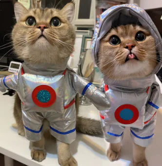 Dog and Cat Space Suit Cosplay