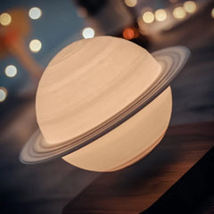 Levitating Moon/Mars/Saturn Lamp