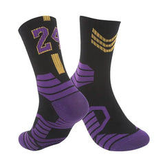 Los Angeles LAKERS Non-Slip Professional Basketball Socks