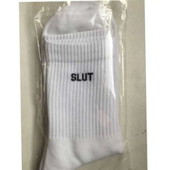 Humor Printed Crew Socks