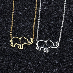 Baby Elephant Pendant Necklace