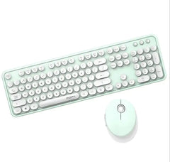 Wireless Round Keycap Keyboard Set