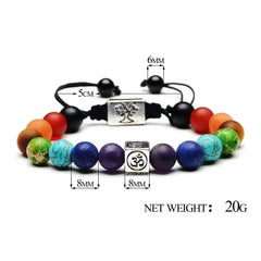 Tree of Life 7 Chakra Bracelet