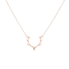 Deer Antlers Pendant Necklace