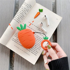 Cactus Carrot Silicone Case For AirPods