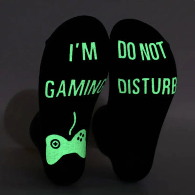 Nerd Socks "I'm Gaming Do Not Disturb"