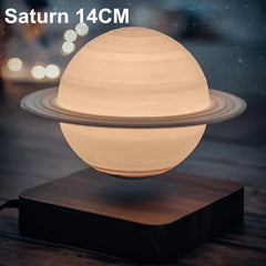 Levitating Moon/Mars/Saturn Lamp