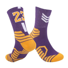 Los Angeles LAKERS Non-Slip Professional Basketball Socks