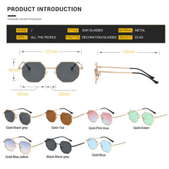 Light Retro Square Sunglasses