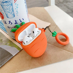 Cactus Carrot Silicone Case For AirPods