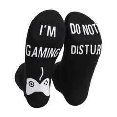 Nerd Socks "I'm Gaming Do Not Disturb"