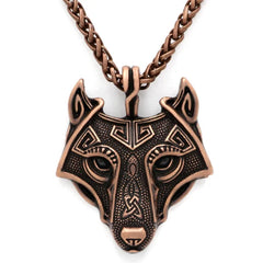 Viking Wolf Warrior Necklace