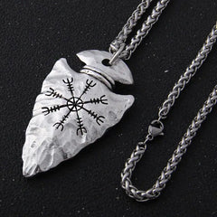 Viking Arrow Head Rune Pendant