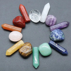 Natural 7 Chakra Crystals Meditation Gift Box