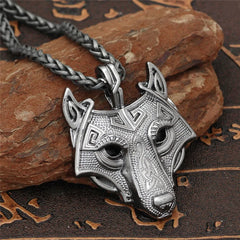 Viking Wolf Warrior Necklace