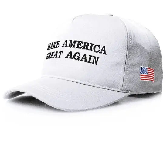 White MAGA Hat MAKE AMERICA GREAT AGAIN!