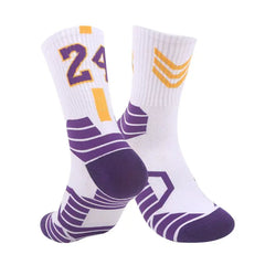 Los Angeles LAKERS Non-Slip Professional Basketball Socks