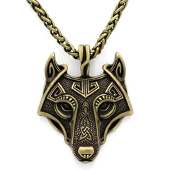 Viking Wolf Warrior Necklace