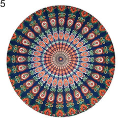 Mandala Round Tapestry