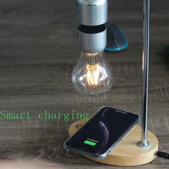 Magnetic Levitation desk lamp + smart charger