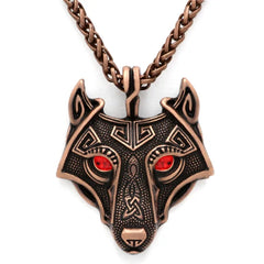 Viking Wolf Warrior Necklace