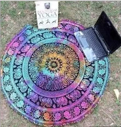 Mandala Round Tapestry