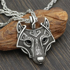 Viking Wolf Warrior Necklace