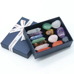 Natural 7 Chakra Crystals Meditation Gift Box